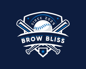 Sport Baseball Shield logo design