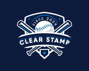 Sport Baseball Shield logo design