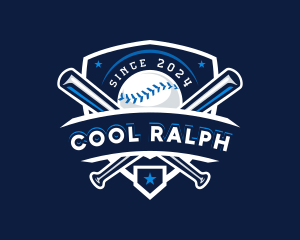 Sport Baseball Shield logo design