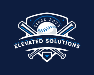 Sport Baseball Shield logo design