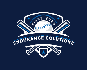 Sport Baseball Shield logo design