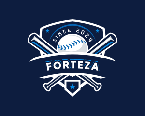 Sport Baseball Shield logo design