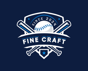 Sport Baseball Shield logo design