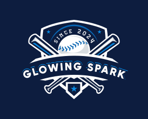 Sport Baseball Shield logo design