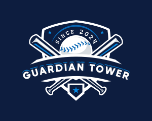 Sport Baseball Shield logo design