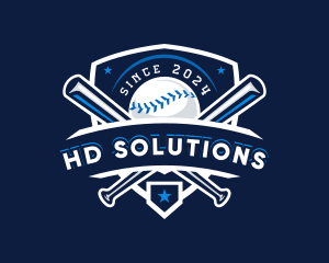 Sport Baseball Shield logo design