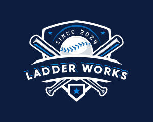 Sport Baseball Shield logo design