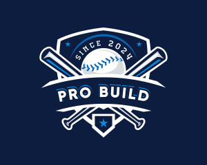 Sport Baseball Shield logo design