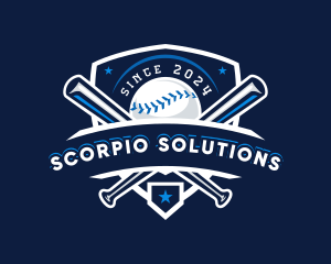 Sport Baseball Shield logo design