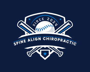 Sport Baseball Shield logo design