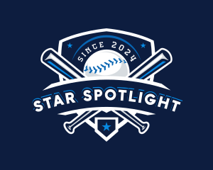 Sport Baseball Shield logo design