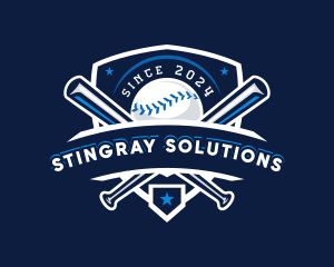 Sport Baseball Shield logo design