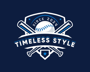 Sport Baseball Shield logo design