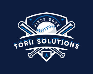 Sport Baseball Shield logo design