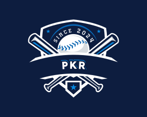 Sport Baseball Shield logo design