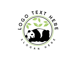 Garden  Bamboo Panda Logo