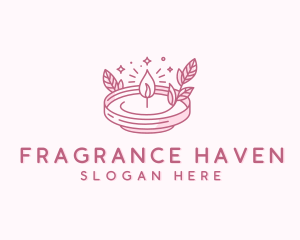 Scented - Scented Candle Wellness logo design