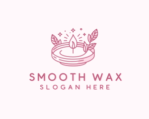 Scented Candle Wellness logo design