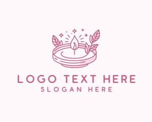 Spa - Scented Candle Wellness logo design