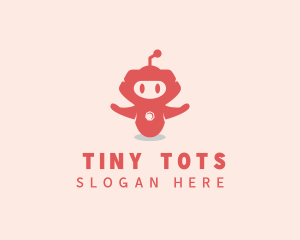 Toddler - Kids Toy Robot logo design
