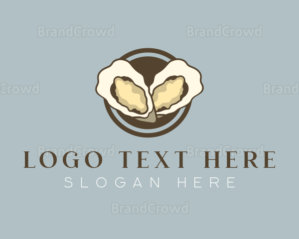 Seafood Restaurant Oyster Logo