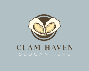 Clam - Seafood Restaurant Oyster logo design