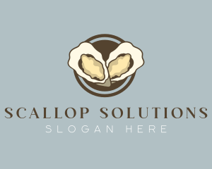 Scallop - Seafood Restaurant Oyster logo design