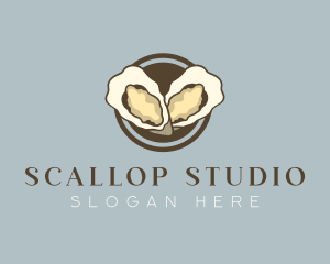Scallop - Seafood Restaurant Oyster logo design