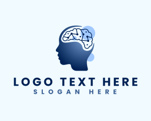 Head - Psychology Mind Brain logo design