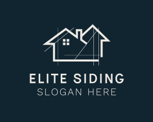 Siding - Architecture House Contractor logo design
