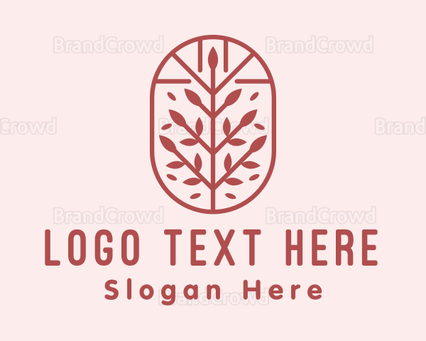 Autumn Natural Plant Logo