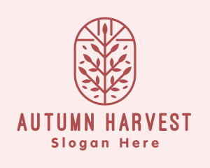 Autumn Natural Plant logo design