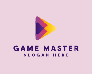 Player - Creative Media Player logo design