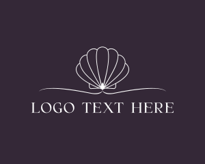 Light - Shell Clam Scallop logo design