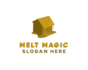 Melting Wax House logo design