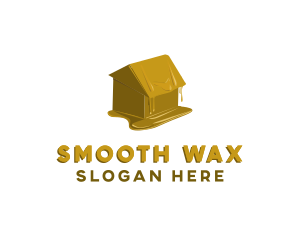 Wax - Melting Wax House logo design