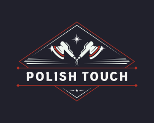 Polish - Buffing Polisher Restoration logo design