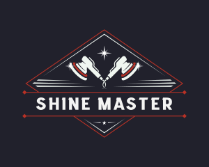 Polishing - Buffing Polisher Restoration logo design