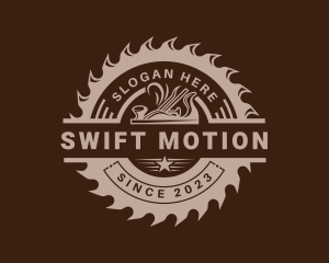 Sawmill Woodwork Planer logo design