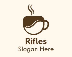 Brown Coffee Cup Logo