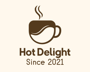 Brown Coffee Cup logo design