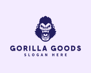 Wild Monkey Gorilla  logo design