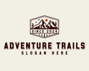 Mountain Summit Hiker logo design