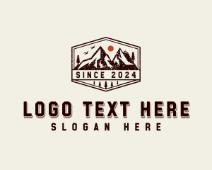 Mountain Summit Hiker Logo