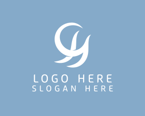 Scent - Beauty Letter GH Monogram logo design