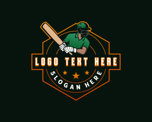 Cricket - Cricket Player Sports logo design