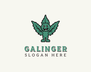 Weed Marijuana Cannabis Logo