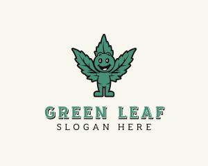 Marijuana - Weed Marijuana Cannabis logo design