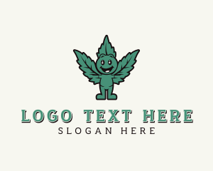 Stoned - Weed Marijuana Cannabis logo design