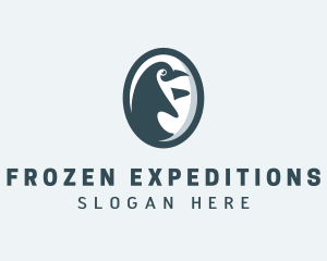 Penguin Zoo Wildlife logo design